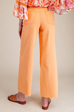 Load image into Gallery viewer, Easel Soft Stretch High Waisted Twill Pants Tangerine
