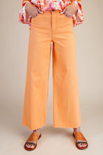 Load image into Gallery viewer, Easel Soft Stretch High Waisted Twill Pants Tangerine
