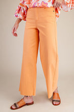 Load image into Gallery viewer, Easel Soft Stretch High Waisted Twill Pants Tangerine
