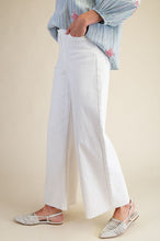 Load image into Gallery viewer, Easel Soft Stretch High Waisted Twill Pants White
