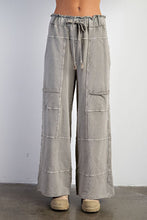 Load image into Gallery viewer, Easel Mineral Washed Terry Knit Cargo Sweatpants
