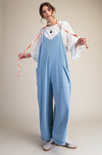 Load image into Gallery viewer, Easel Mineral Washed Cotton Span Jumpsuit
