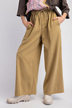 Load image into Gallery viewer, Easel Washed Twill Wide Leg Pants
