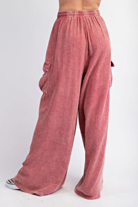 Easel Cotton Gauze Lounge Cargo Pants