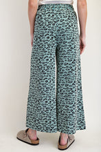 Load image into Gallery viewer, Easel Animal Print Mineral Washed Terry Knit Pants
