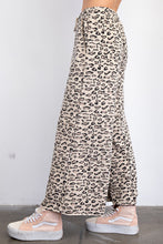 Load image into Gallery viewer, Easel Animal Print Mineral Washed Terry Knit Pants
