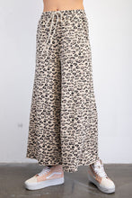 Load image into Gallery viewer, Easel Animal Print Mineral Washed Terry Knit Pants
