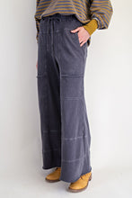 Load image into Gallery viewer, Easel Washed Wide Leg Terry Pants
