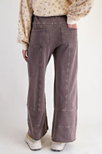 Load image into Gallery viewer, Easel Washed Wide Leg Terry Pants

