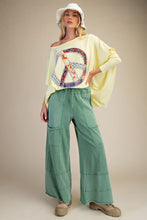 Load image into Gallery viewer, Easel Washed Wide Leg Terry Pants
