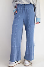 Load image into Gallery viewer, Easel Washed Wide Leg Terry Pants
