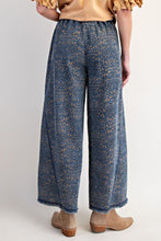 Load image into Gallery viewer, Easel Animal/Floral Printed Washed Denim Pants
