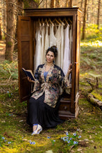 Load image into Gallery viewer, Market of Stars Lionheart Matinée Duster w/ florals &amp; Narnia inspired print
