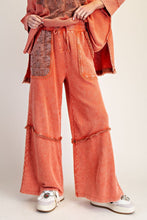 Load image into Gallery viewer, Easel Star Patch Mix Washed Terry Pants
