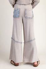 Load image into Gallery viewer, Easel Star Patch Mix Washed Terry Pants

