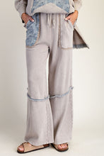 Load image into Gallery viewer, Easel Star Patch Mix Washed Terry Pants
