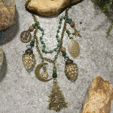 Load image into Gallery viewer, The Primitive Peddler In The Meadow Charm'd Necklace
