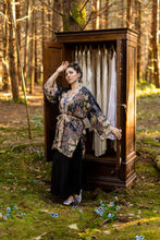 Load image into Gallery viewer, Market of Stars Lionheart Matinée Duster w/ florals &amp; Narnia inspired print
