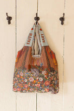 Load image into Gallery viewer, Market of Stars Love Language Heart and Floral Print Linen Tote Bag
