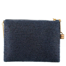 Load image into Gallery viewer, Mary Frances Love In Bloom Red Heart and Flowers on Blue Mini Crossbody
