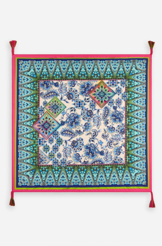 Johnny Was Elaine Silk Scarf