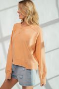 Load image into Gallery viewer, Easel Mineral Washed Terry Knit Pullover
