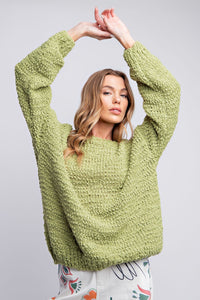 Easel Loose Fit Solid Sweater