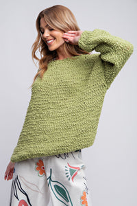 Easel Loose Fit Solid Sweater