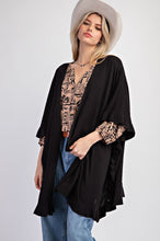 Load image into Gallery viewer, Easel Ruffle Hem Loose Cardigan
