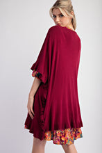 Load image into Gallery viewer, Easel Ruffle Hem Loose Cardigan
