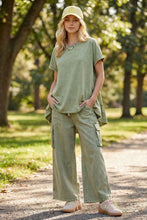Load image into Gallery viewer, Easel Mineral Washed Cargo Knit Pant
