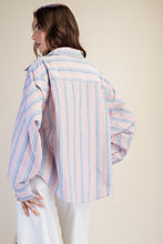 Load image into Gallery viewer, Easel Yarn Dye Striped Button Down
