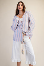 Load image into Gallery viewer, Easel Yarn Dye Striped Button Down

