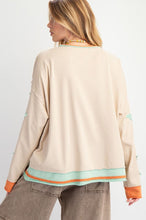 Load image into Gallery viewer, Easel Star Patch Mineral Washed Knit Pullover
