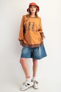 Load image into Gallery viewer, Easel Oversized Washed Terry Pullover
