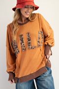 Load image into Gallery viewer, Easel Oversized Washed Terry Pullover
