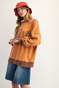 Load image into Gallery viewer, Easel Oversized Washed Terry Pullover
