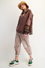 Load image into Gallery viewer, Easel Daisy Patch Washed Terry Hoodie Pullover
