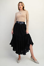 Load image into Gallery viewer, Easel Burnout Lace Fitted Top
