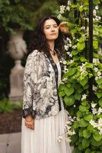 Load image into Gallery viewer, Market of Stars Honey &amp; The Moon Pixie Duster Crop Kimono w/ Florals &amp; Bees
