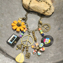 Load image into Gallery viewer, The Primitive Peddler Spin The Record Groovy Charm Necklace

