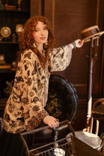 Load image into Gallery viewer, Market of Stars Curiosities Pixie Duster Crop Kimono w/ whimsical print

