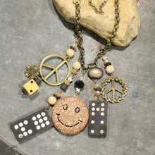 Load image into Gallery viewer, The Primitive Peddler Bringin&#39; Back Good Ol&#39; Days Charmed Necklace
