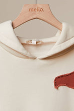 Load image into Gallery viewer, Mello Abstract Patch Hoodie with Kangaroo Pocket
