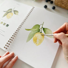 Load image into Gallery viewer, Emily Lex Studio Fruit watercolor workbook
