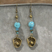Load image into Gallery viewer, The Primitive Peddler Hey Batter Batter Dangle Drop Earrings
