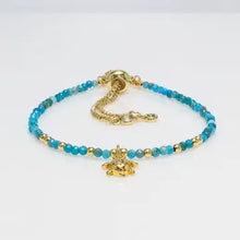 Load image into Gallery viewer, Aqua Geo Turtle Bracelet
