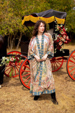 Load image into Gallery viewer, Market of Stars Love Revolution Opera Duster Kimono Robe w/ horse &amp; florals
