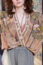 Load image into Gallery viewer, Market of Stars Friendship Love &amp; Truth Vintage Wash Pixie Duster Kimono
