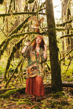 Load image into Gallery viewer, Market of Stars Woodland Wisdom Matinée Duster w/ Florals, Fox &amp; Owl
